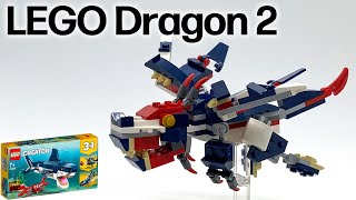 レゴ 翼つきのドラゴンの作り方 クリエイター 31088 深海生物 組み替え LEGO Tutorial quotDragonquot CREATOR 31088 Alternative build [upl. by Wall]