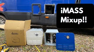 iMASS LPG GAS WATER HEATER PROBLEM Warranty fail UK Vanlife conversion iveco daily DIY Offgrid [upl. by Brentt]