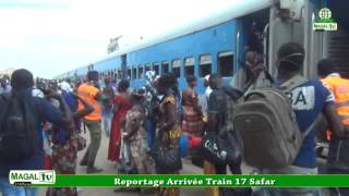 Arrivée du train à Touba le 17 Safar 1438 h [upl. by Bohrer18]