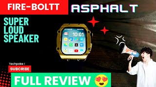 Fireboltt Asphalt  Racing series premium Watch  Indepth Review  Fireboltt asphalt smartwatch [upl. by Amber]