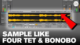 How to Chop Up Samples Like Four Tet and Bonobo in Ableton Live  Tutorial [upl. by Larret221]