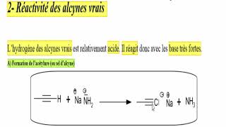 Hydrocarbure SMC S4 réactivité des alcynes lacétylure réaction avec époxydealdéhydecétone 27 [upl. by Wohlen]