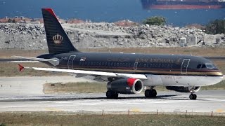 Royal Jordanian A319 takeoff at Istanbul Atatürk Airport [upl. by Story989]