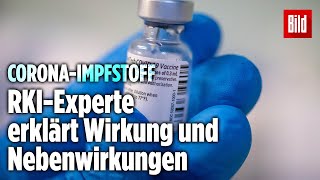 CoronaImpfstoff von Biontech – RKIExperte Das ist über Wirkung und Nebenwirkungen bekannt [upl. by Nohj]