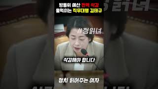 방통위 예산 전액 삭감 선언 울먹이며 변명하는 직무대행 김태규 [upl. by Niple246]