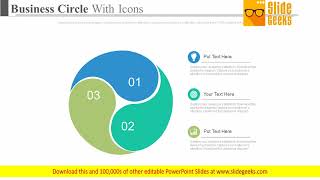 Ying Yang Style Circle Diagram Powerpoint Slides [upl. by Tarfe]