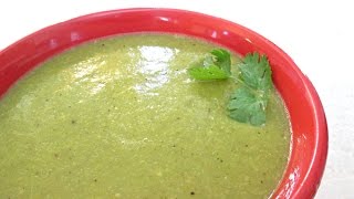 Green Enchilada Sauce  Fresh Tomatillos and Anaheim Peppers  PoorMansGourmet [upl. by Trebled]