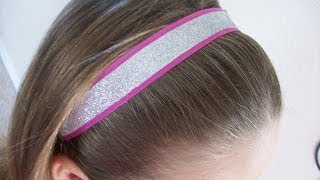 Make Glitter Sport Headbands [upl. by Anitnahs]