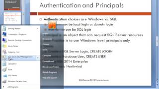 SQL Server 2014 Training – Manage SQL Server 2014 Security [upl. by Lyj]