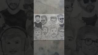 Top 8 best YouTuber India arts work short trending virelshorts youtubeshort sketch [upl. by Katuscha326]