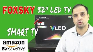 FOXSKY 32quot LED SmartTv with 5 Star Energy Rating and Air Mouse [upl. by Ani]