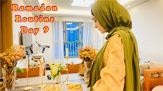 Ramadan Routine Day 9  Friday Routine in China ramadan [upl. by Xuaegram]