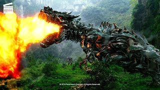 Transformers Age of Extinction  Optimus Prime vs Galvatron amp Lockdown 1080p [upl. by Wallach]