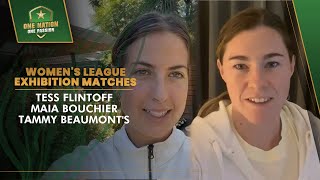 🔊 Tess Flintoff Maia Bouchier and Tammy Beaumonts On The Womens League Exhibition Matches  PCB [upl. by Rutherfurd123]