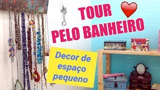 Tour pelo micro banheiro finalmente pronto [upl. by Ecam]