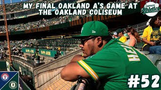 My Final Oakland A’s Game At The Oakland Coliseum [upl. by Annoyed]