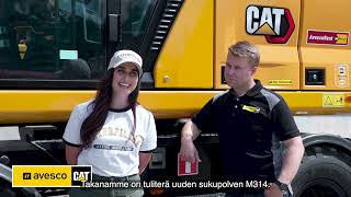 Avesco Oy esittelee Cat M314 Next Gen kaivukoneen [upl. by Sansone]