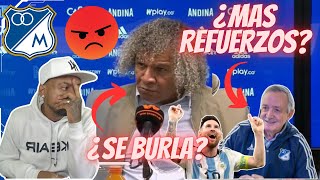 ¿GAMERO SE ENOJA CON LOS HINCHAS DE MILLONARIOS POR PEDIR ¿HAY MAS REFUERZOS PARA MILLONARIOS 2024 [upl. by Enilemme]