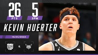 Kevin Huerter HAUNTS Hornets with 26 PTS 5 3PM as Kings get the W 👻 [upl. by Edals]