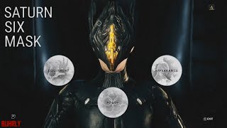 Warframe  quotSATURN SIX MASKquot Loot Drop How To Equip  Wolf of Saturn Six Defeated [upl. by Weig854]