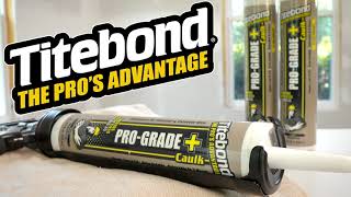 Titebond ProGrade Plus Caulk [upl. by Ardnauqal]