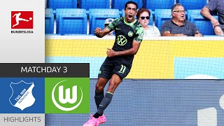 TSG Hoffenheim  VfL Wolfsburg 31  Highlights  Matchday 3 – Bundesliga 202324 [upl. by Bourgeois]