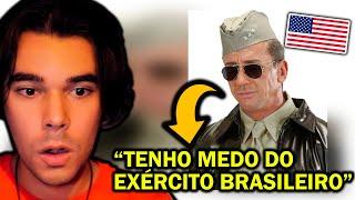 Exército Brasileiro CHOCOU os Estados Unidos  Português reage Compilação [upl. by Mialliw]