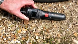 Review and demo of the Bosch EasyPump rechargeable portable tyre inflator with tips and pros  cons [upl. by Ecilef]