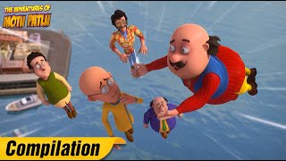 New Compilation  14  Hindi Cartoon  Motu Patlu  S13  spot [upl. by Cenac]