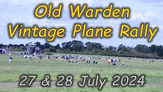 Old Warden 2024  ModelAir Vintage Plane Rally England  27 amp 28 July 2024 [upl. by Neelyhtak]