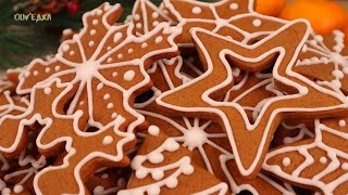 ИМБИРНЫЕ Пряники 🎄 ПРОСТОЙ РЕЦЕПТ и МЯГКОЕ ТЕСТО🎄 Имбирное печенье Оливьедка [upl. by Aikaz]