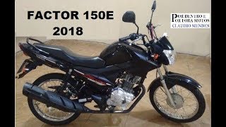 YAMAHA FACTOR 150E 2018 COM MUITOS DETALHES [upl. by Baruch]