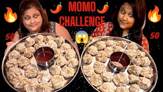 50 MOMOS Eating Challenge😱Spicy MOMO Eating Video🥵Asmr Momo Eating Video🤤mukbang viralvideo asmr [upl. by Lindahl]