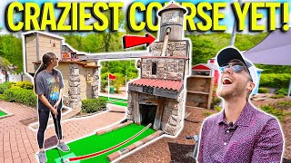 MindBlowing FIRST OF ITS KIND Mini Golf Course  Absolutely INSANE [upl. by Laen]