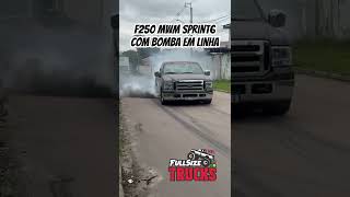 F250 Sprint cm bomba em linha preparada bico Cm diesel coletor Embrepoli nitro e turbina roletada [upl. by Faun]