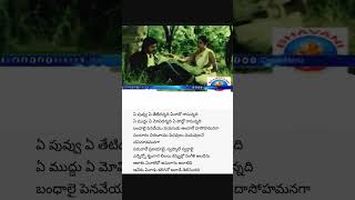 Nireekshana movie 💞💕💕💕 aakasam ye naati do song lyrics telugu 💞💕💕💞 [upl. by Batty419]