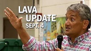 Lava Flow Meeting in Pahoa  Official Presentations  Sept 4 2014 [upl. by Asyla]