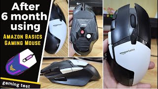 After 6 month using  Amazon Basics Wired Gaming Mouse 8 Programmable Buttons detail review [upl. by Cohligan]