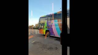 Rennies Plaxton Elite I 54238 at Glenrothes bus station prepping for route X59A to Edinburgh [upl. by Wixted406]