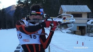 Subaru Biathlon Challenge Jeunes Juniors Les Contamines janvier 2014 sport de montagne  10293 [upl. by Atiuqihc904]