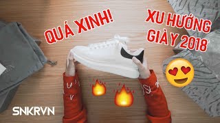 Đánh giá sneakers Alexander McQueen Sneaker  XU HƯỚNG GIÀY 2018  SNKRVN [upl. by Ordway991]