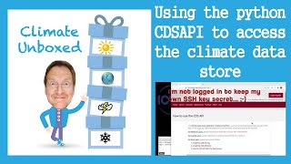 Using the python CDSAPI to access the climate data store [upl. by Bertrand]