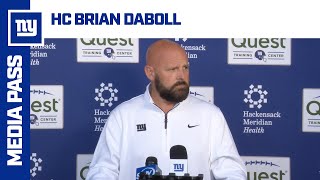 Coach Brian Daboll Provides Final Injury Updates Before SNF  New York Giants [upl. by Rundgren866]