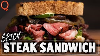 The PERFECT Steak Sandwich for Men  Ft Kosmos Q [upl. by Whitney274]