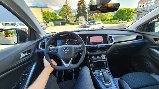 New Opel Grandland GS Line 2023 Test Drive POV  4K [upl. by Mcgean]