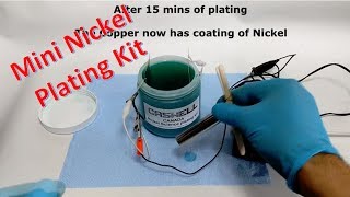 Nickel plating over Copper DIY [upl. by Grissom168]