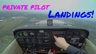 Private Pilot Landings  How To Land  Cessna 172 [upl. by Robertson599]