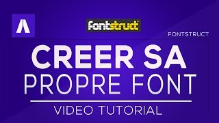 FontStruct  Créer sa propre Font [upl. by Barnaby586]