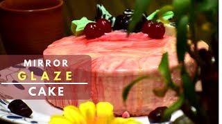 Mirror Glaze Cake  Glaze Cake  Easy Cake Recipe  Best Cake Decoration  Desserts by Flavors [upl. by Lindi479]