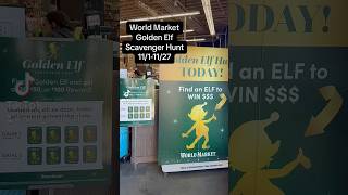 Come with me to find the Golden Elf at World Market worldmarket losangeles thingstodo holiday [upl. by Airal]